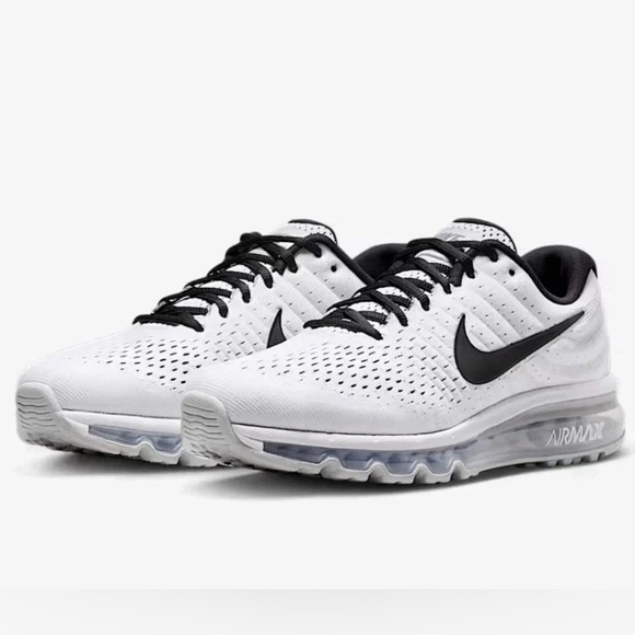 Nike Other - Nike White Pure Platinum Black Air Max Sneakers
